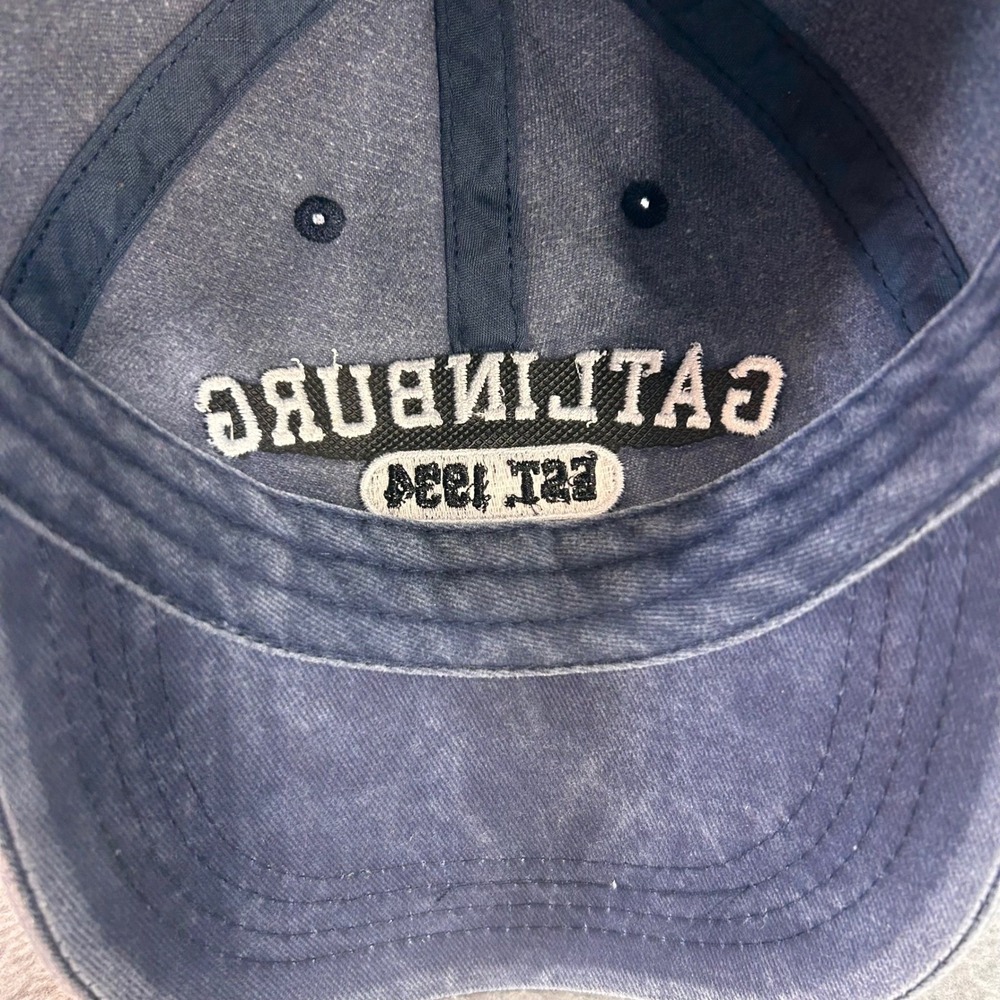 Gatlinburg Est 1934 Tennessee Mens Blue Unbranded Baseball Hat Souvenir OSFM - Picture 8 of 11